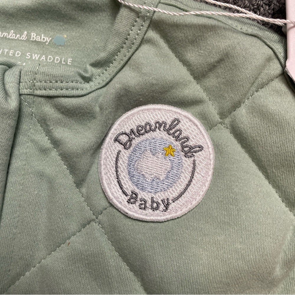 Dreamland baby Quilted weighed Green Baby Sleep Sack Swaddle - Picture 15 of 16